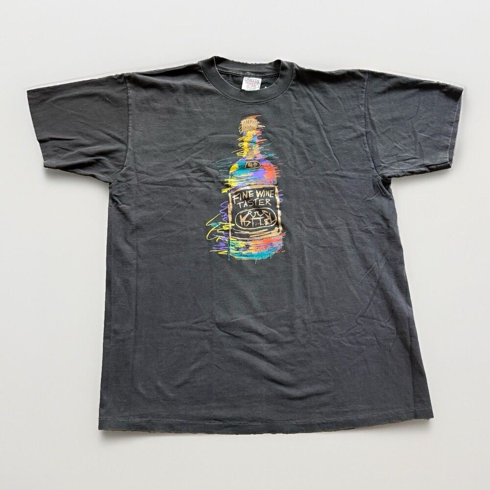 Vintage Single Stitch Fine Wine Taster‎ Oneita Power-T XL